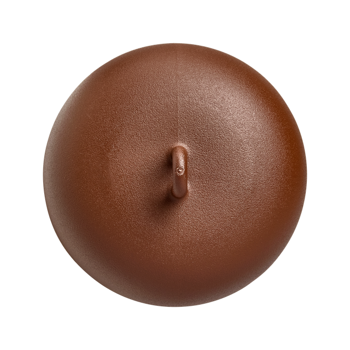 organic support boule graisse 12cm chestnut brown